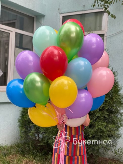 Огромный сет шаров "Разноцветный" - салон «Букетная» в Тюмени