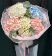 Букет  &laquo;Зефирные гортензии&raquo; 1