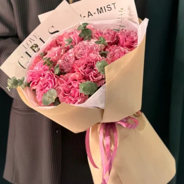 Букет «Кантри Блюз с эвкалиптом»