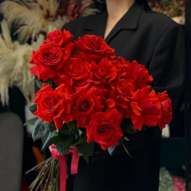 Букет моно «Нина 15 роз»