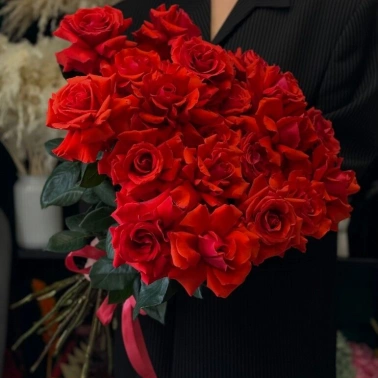 Моно букет «Нина 25 роз»