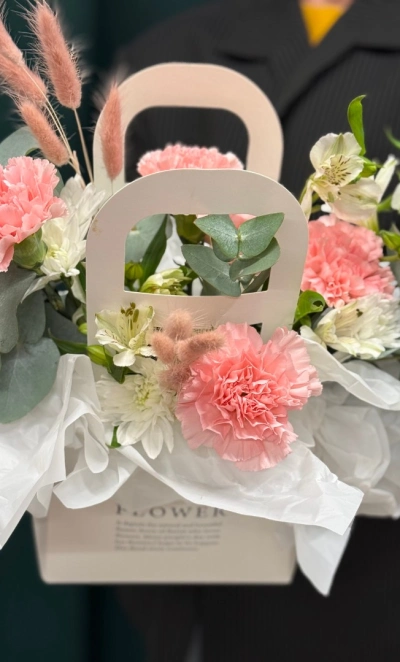 Цветочная сумочка  «Нежность»