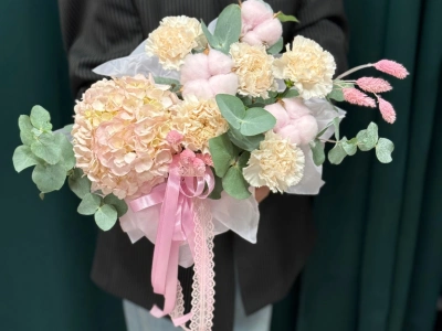 Цветочная сумочка «Зефирка»