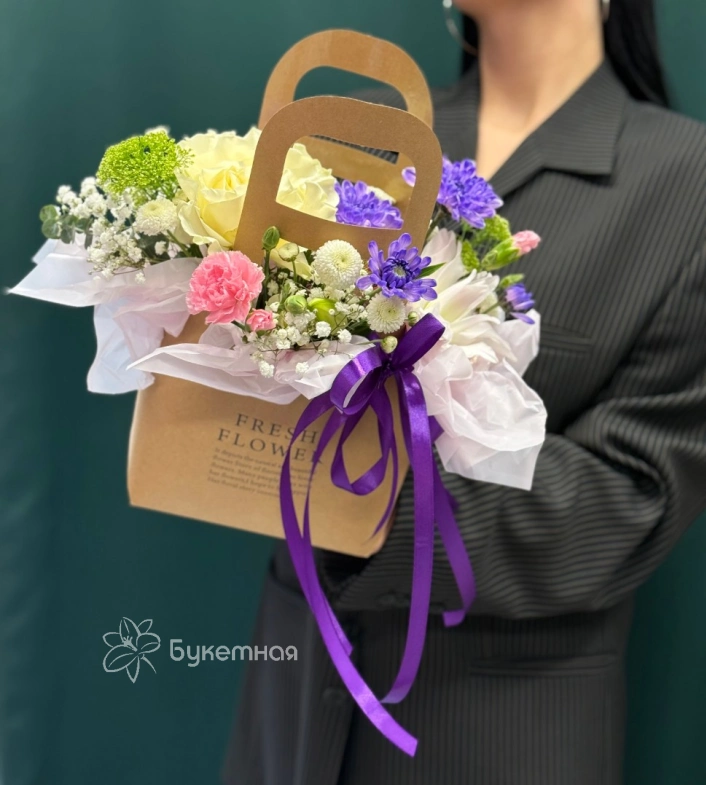 Крафтовая сумочка &laquo;Ланетт&raquo;