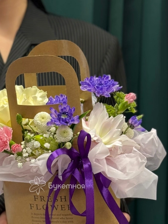 Крафтовая сумочка &laquo;Ланетт&raquo;