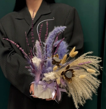 Композиция «Лотос сухоцвет»