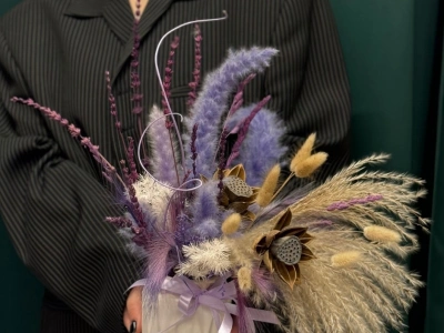 Композиция «Лотос сухоцвет»