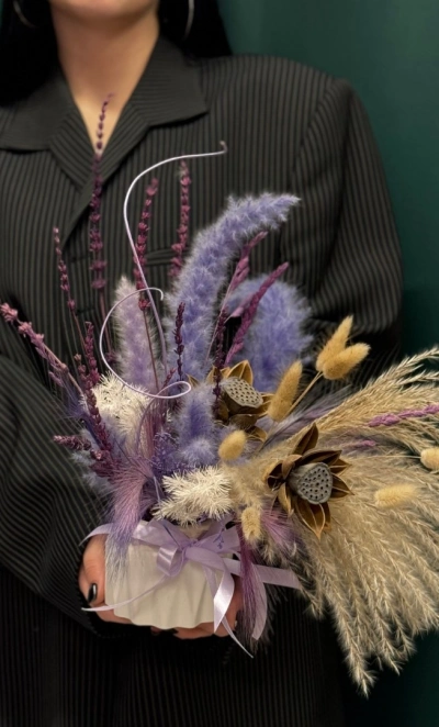 Композиция «Лотос сухоцвет»