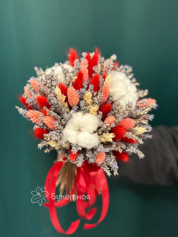 Дуэт из сухоцветов &laquo;Приятные моменты&raquo;