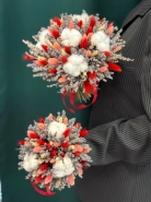 Дуэт из сухоцветов &laquo;Приятные моменты&raquo; 1