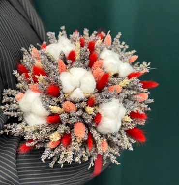 Букет из сухоцветов «Приятный момент»