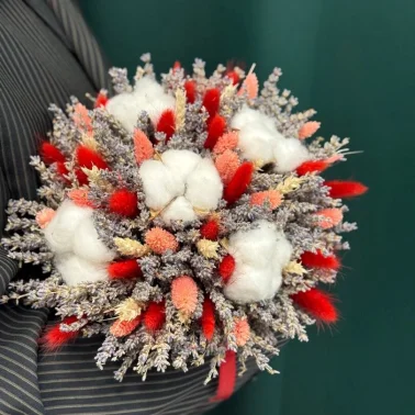 Букет из сухоцветов «Приятный момент»