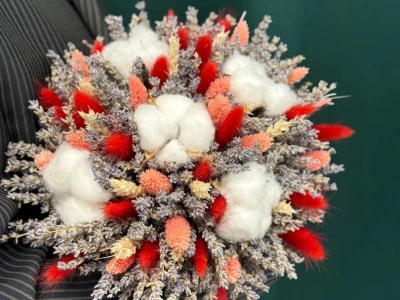 Букет из сухоцветов «Приятный момент»