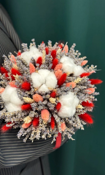 Букет из сухоцветов «Приятный момент»