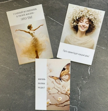 Мини-открытка «Мотивационные»