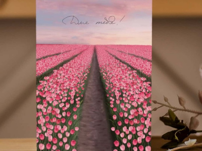 Дизайнерская открытка 