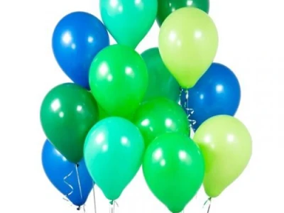 Сет шаров Сине-зелёный