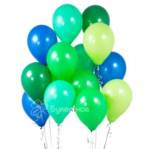 Сет шаров "Сине-зелёный"