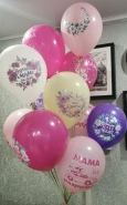 Гелиевые шары микс "МАМА" 0