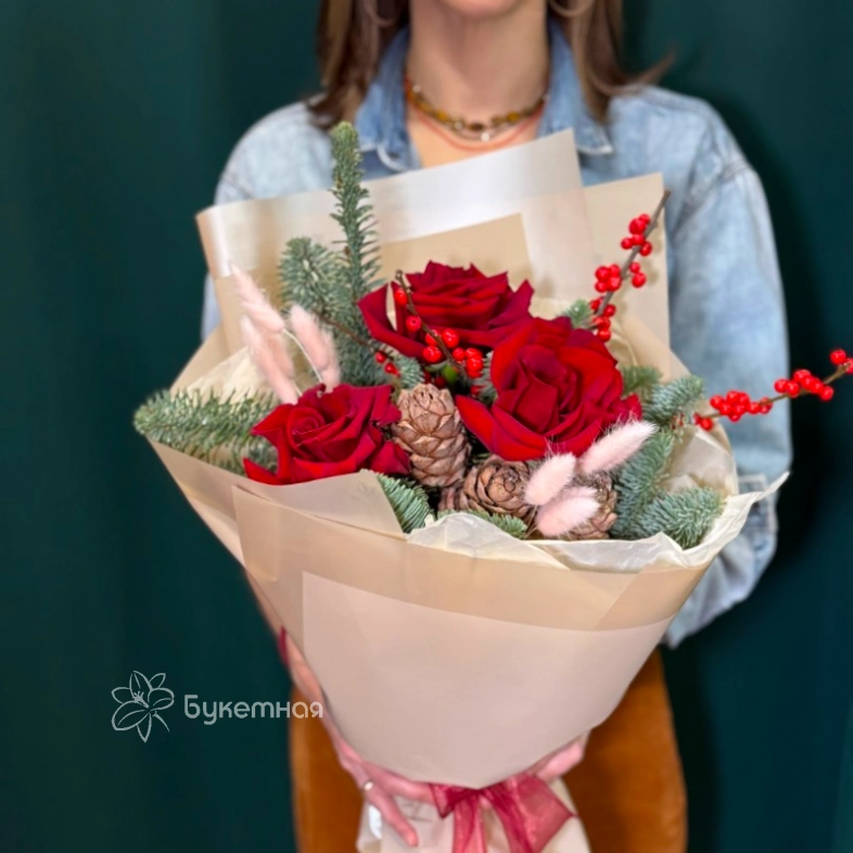 Букет &laquo;Новогодний шик&raquo;