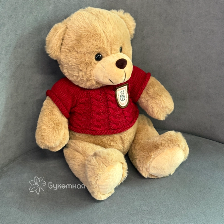 Игрушка &laquo;Мишка в красной кофточке&raquo;