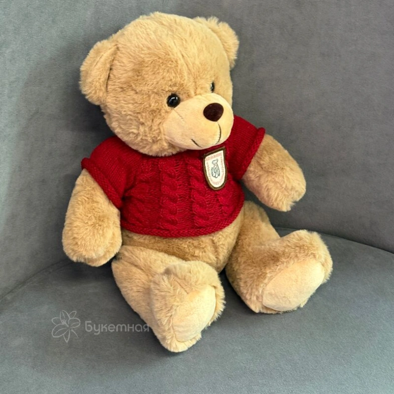 Игрушка &laquo;Мишка в красной кофточке&raquo;