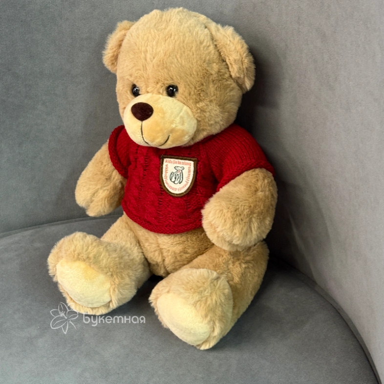 Игрушка &laquo;Мишка в красной кофточке&raquo;