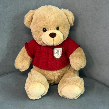 Игрушка «Мишка в красной кофточке»