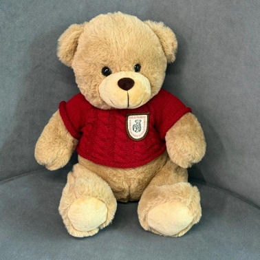 Игрушка «Мишка в красной кофточке»