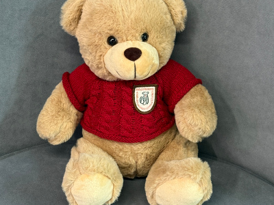 Игрушка «Мишка в красной кофточке»