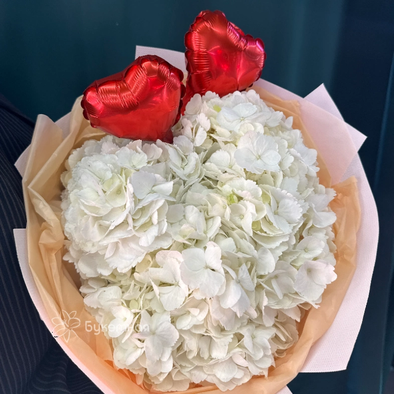 Букет &laquo;Два сердца&raquo;