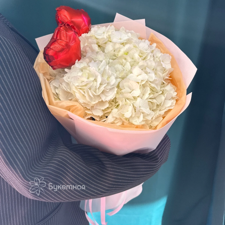 Букет &laquo;Два сердца&raquo;