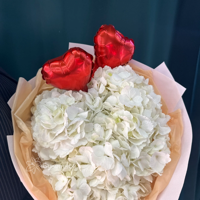 Букет &laquo;Два сердца&raquo;