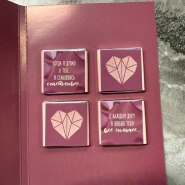 Открытка с шоколадкой &laquo; Люблю тебя&raquo; 1