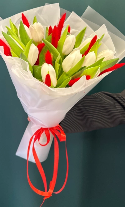 Букет «Огонь любви!»