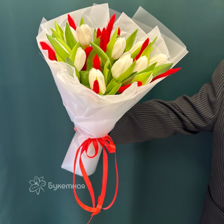 Букет &laquo;Огонь любви!&raquo;