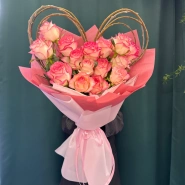 Букет &laquo; Розовое сердце&raquo; 0