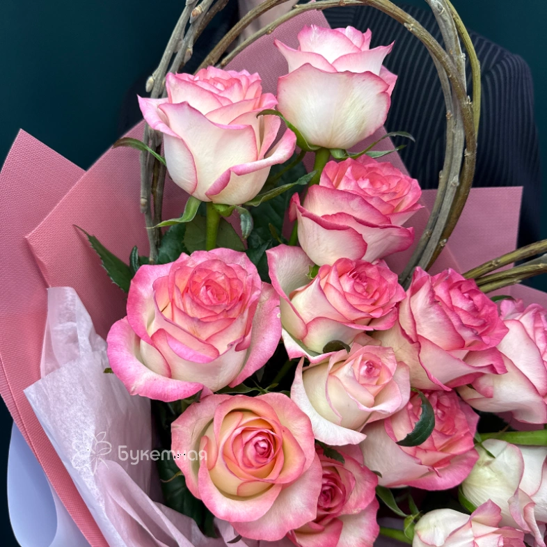 Букет &laquo; Розовое сердце&raquo;