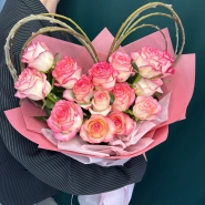 Букет &laquo; Розовое сердце&raquo; 3
