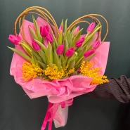 Букет &laquo;Сердечко весны&raquo; 0
