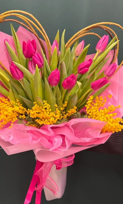 Букет «Сердечко весны»