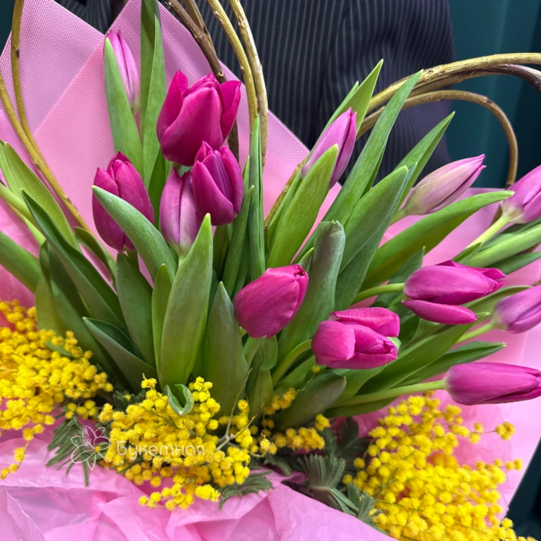 Букет &laquo;Сердечко весны&raquo;