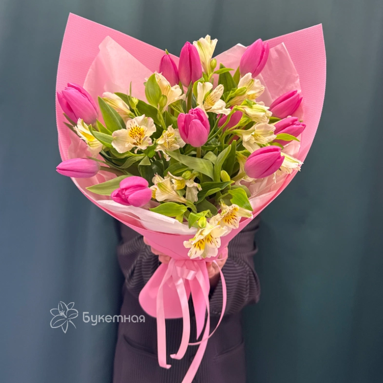 Букет &laquo;Розовый фламинго&raquo;