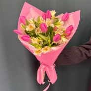 Букет &laquo;Розовый фламинго&raquo; 0