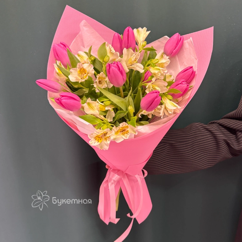 Букет &laquo;Розовый фламинго&raquo;
