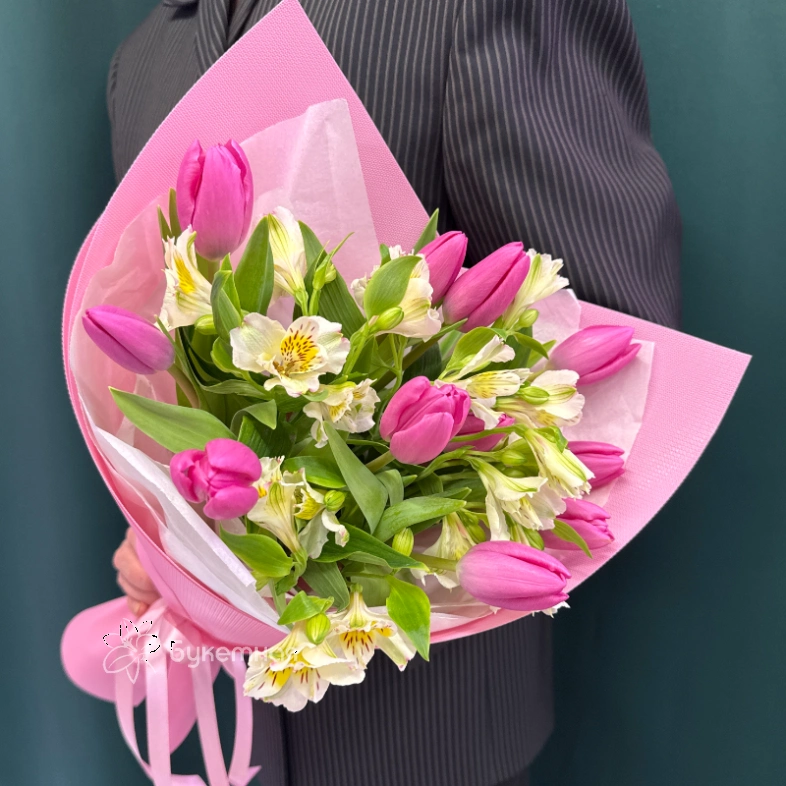 Букет &laquo;Розовый фламинго&raquo;