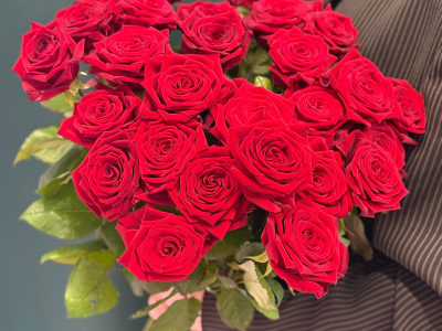 Роза «Красная 70см»