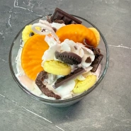 Свеча &laquo;Шоколадно-мандариновый трайфл&raquo; 2