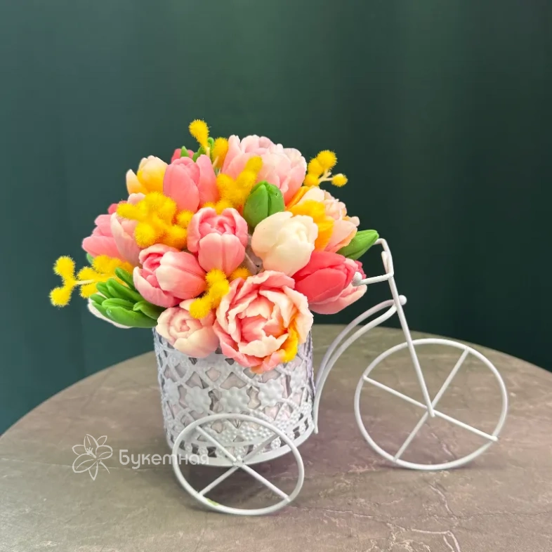 Букет &laquo;Велосипед&raquo;