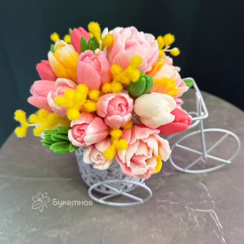 Букет &laquo;Велосипед&raquo;
